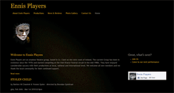 Desktop Screenshot of ennisplayers.com
